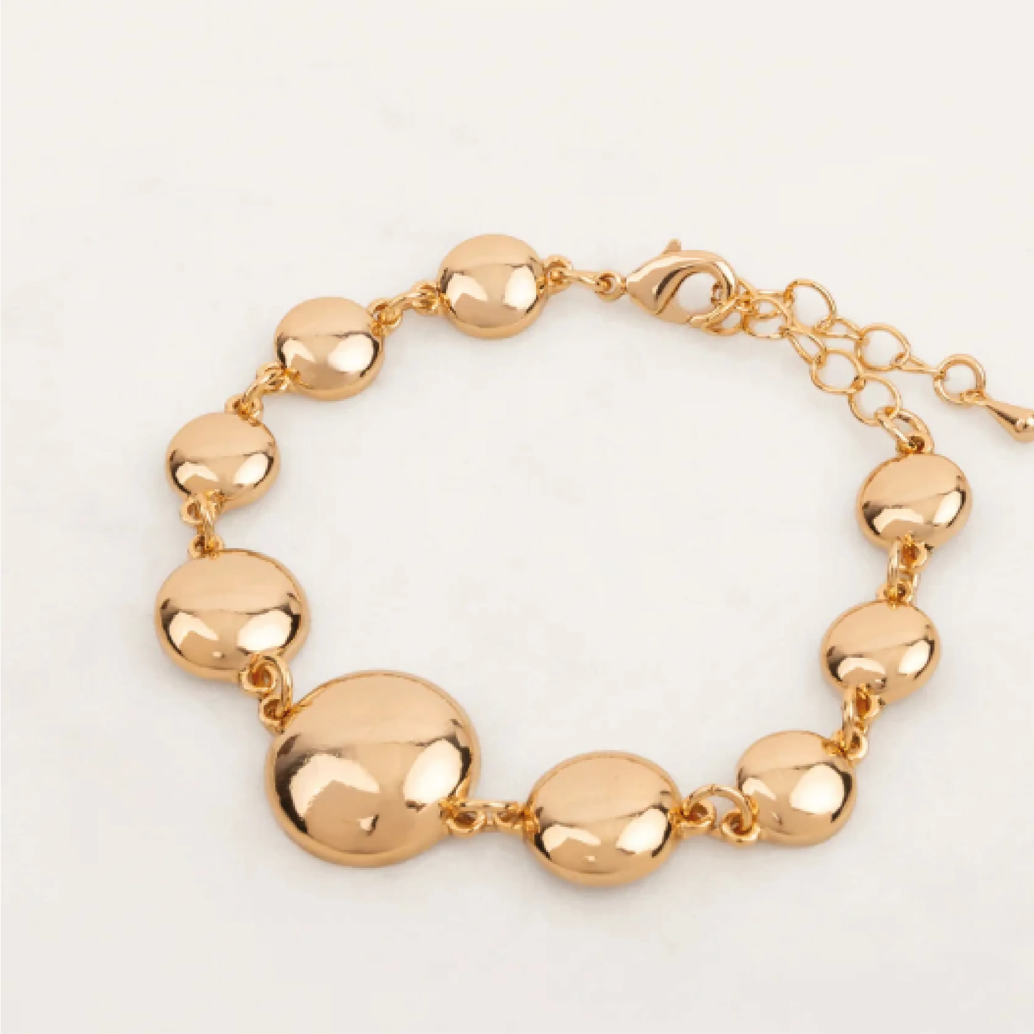 Pulsera Dijes Circulares Chunky